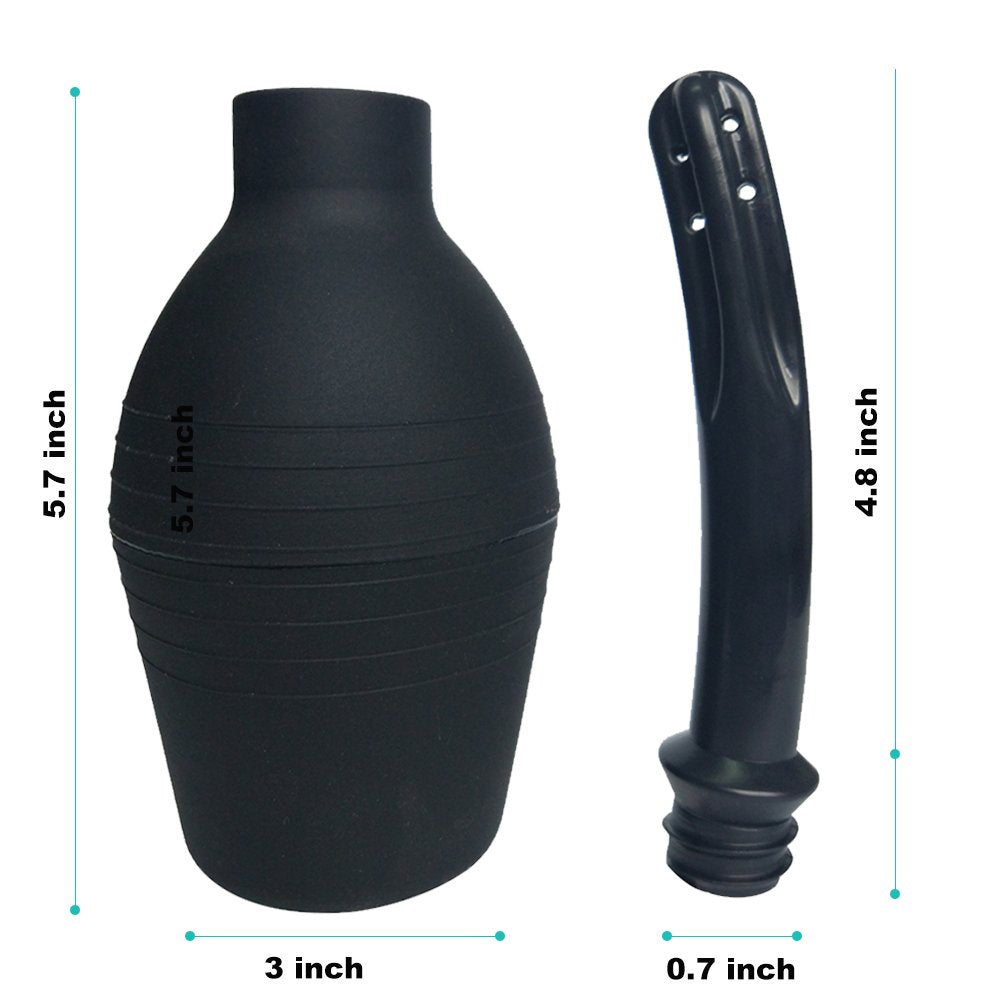 Abyclean detachable syringe-and-bulb assembly enables flexible, clean reuse.