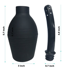 Abyclean detachable syringe-and-bulb assembly enables flexible, clean reuse.