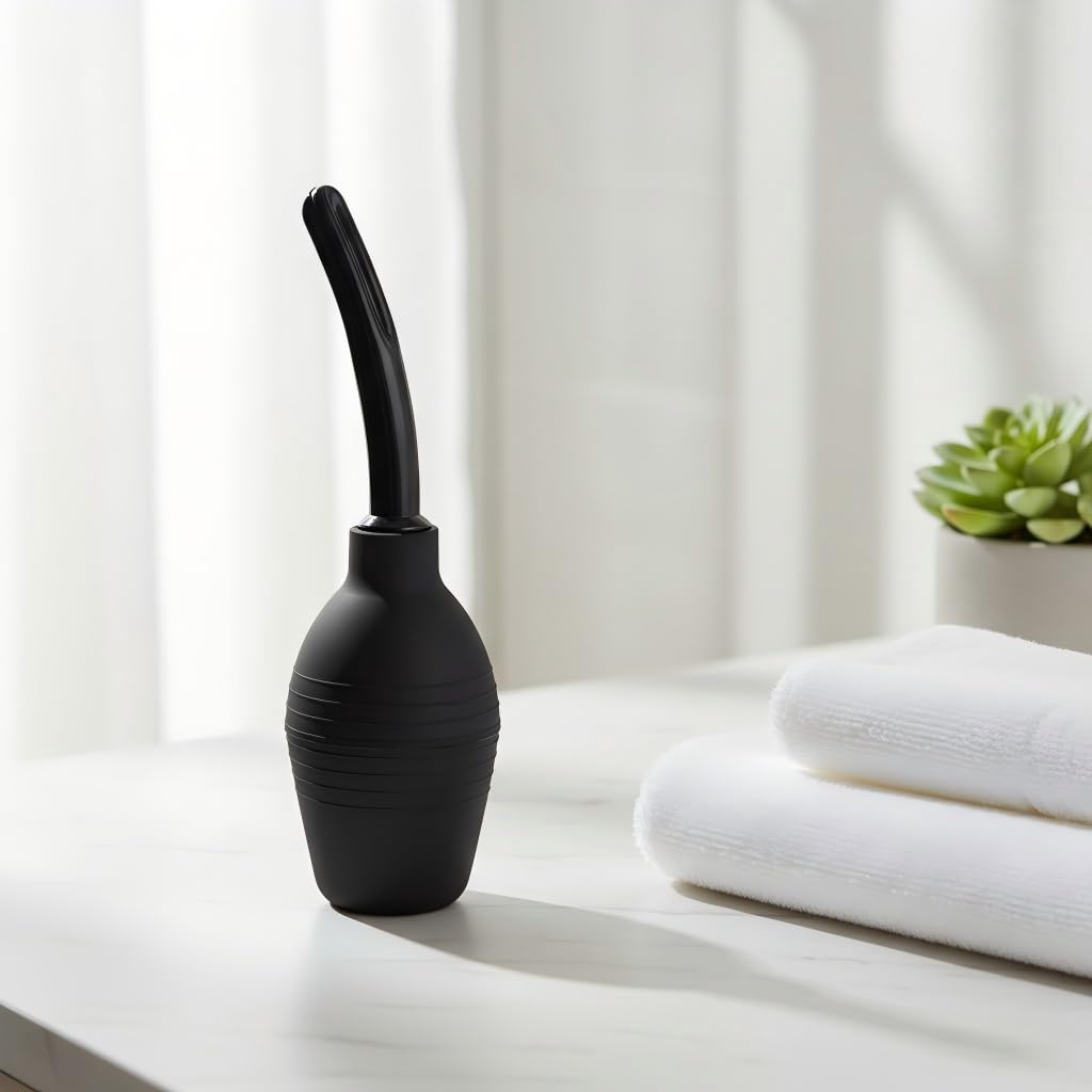 Abyclean enema nozzle 4-8 inch length delivers precise liquid flow.
