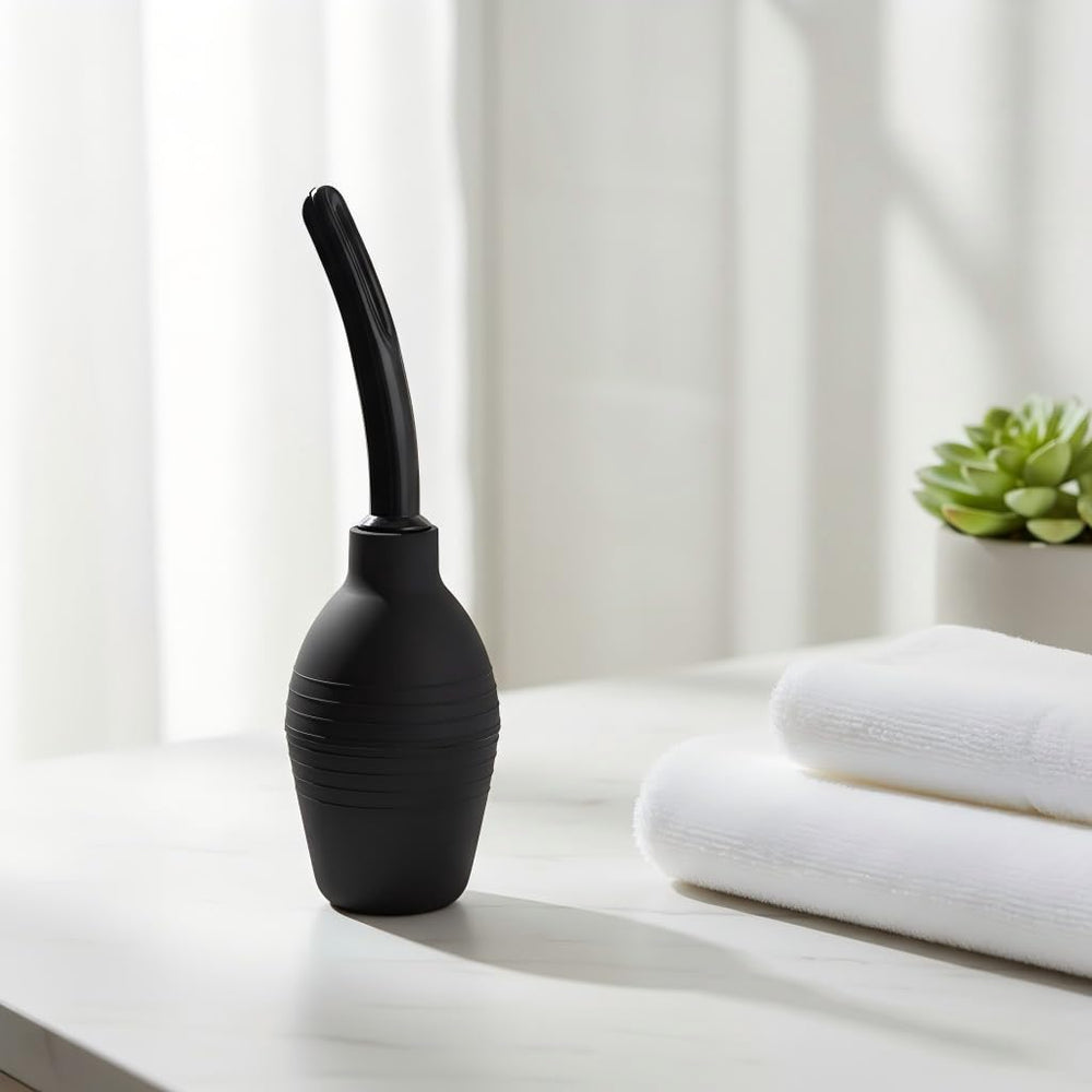 Abyclean enema nozzle 4-8 inch length delivers precise liquid flow.