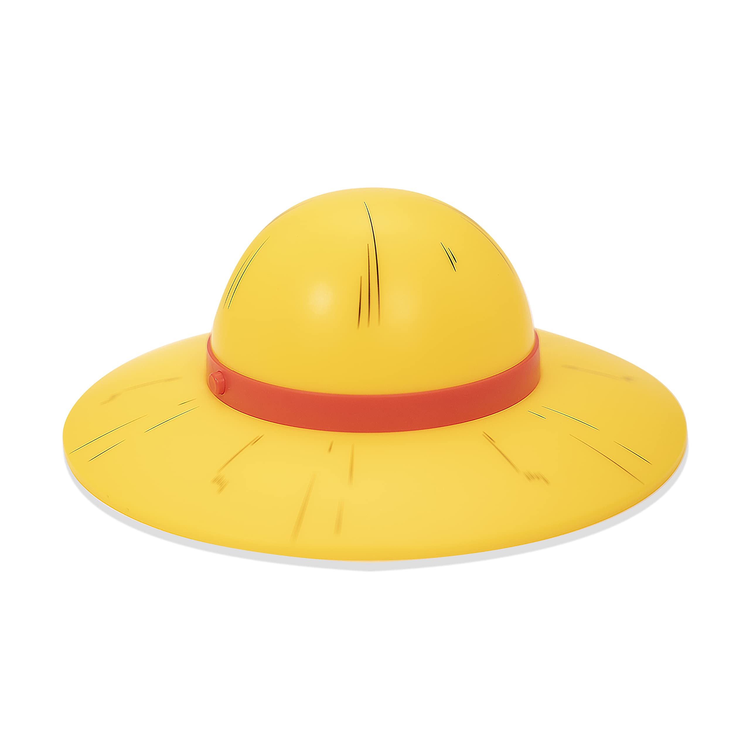 ABYSTYLE One Piece Straw Hat Lamp front view shows a compact desk-friendly design