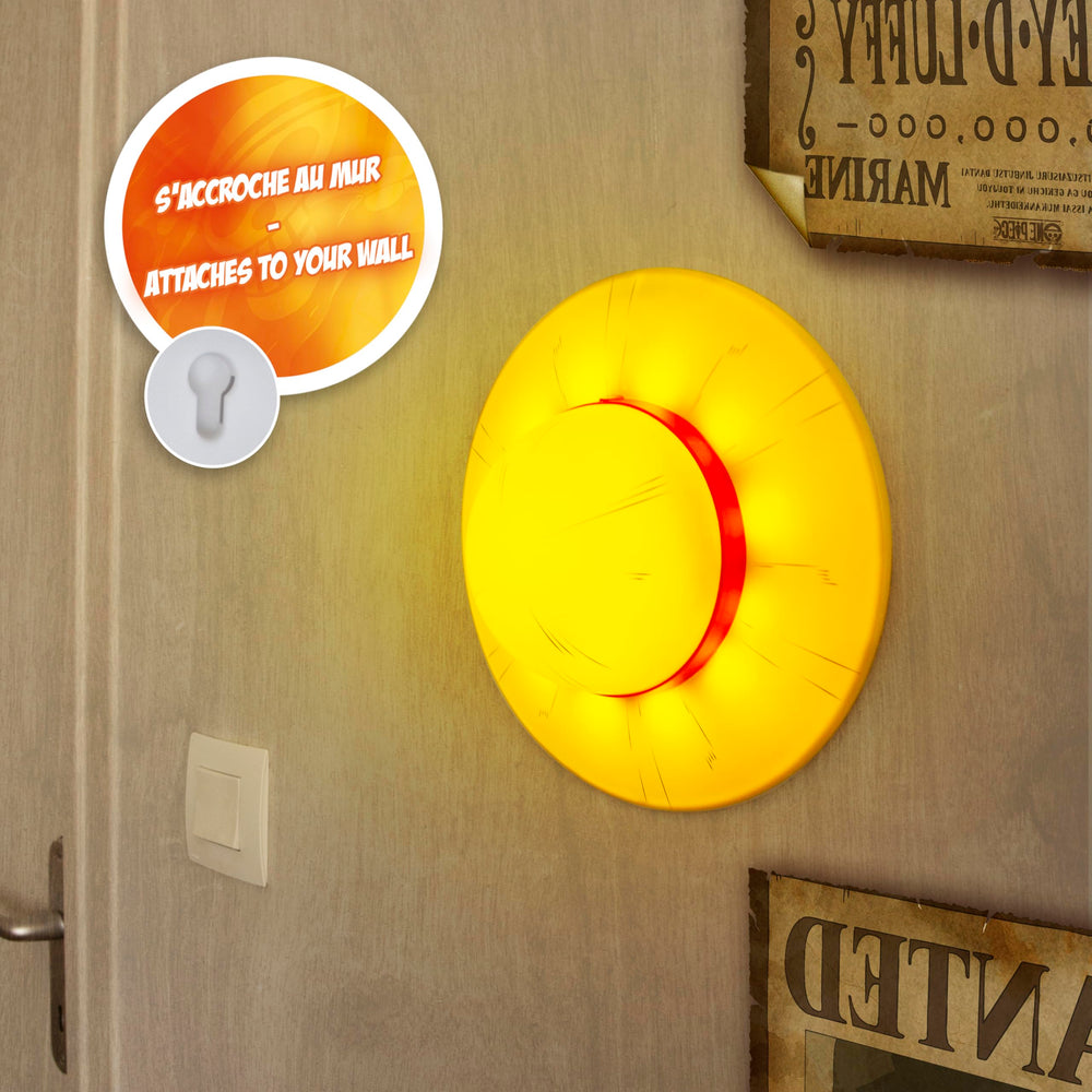 ABYSTYLE One Piece Straw Hat Lamp LED technology enables portable lighting