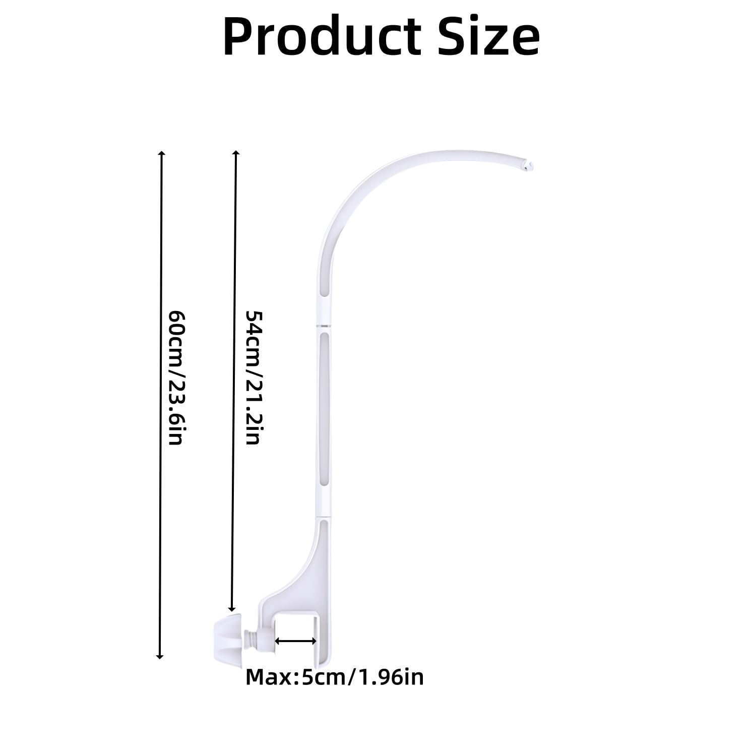 Accfore crib mobile arm with DIY assembly for personalized nursery decor.