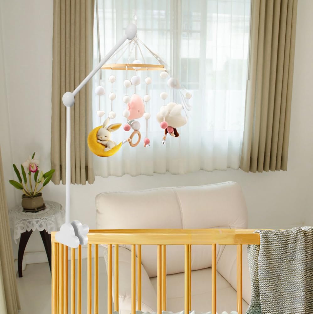 Accfore arm supports hanging toys, bells, and wind chimes