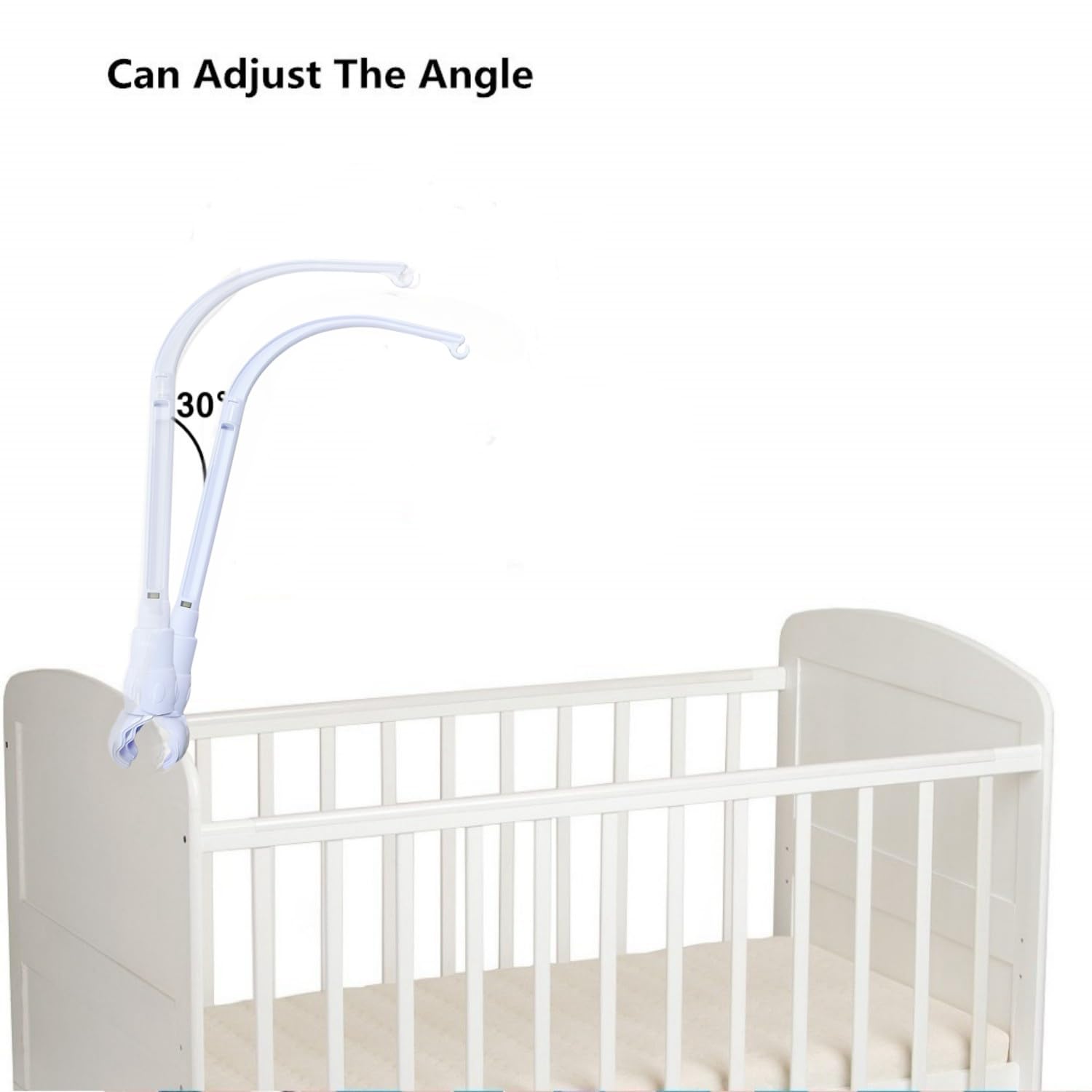 Accfore portable crib mobile hanger highlights lightweight design for travel.
