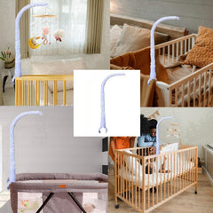 Accfore white ABS material emphasizes safe, clean nursery design