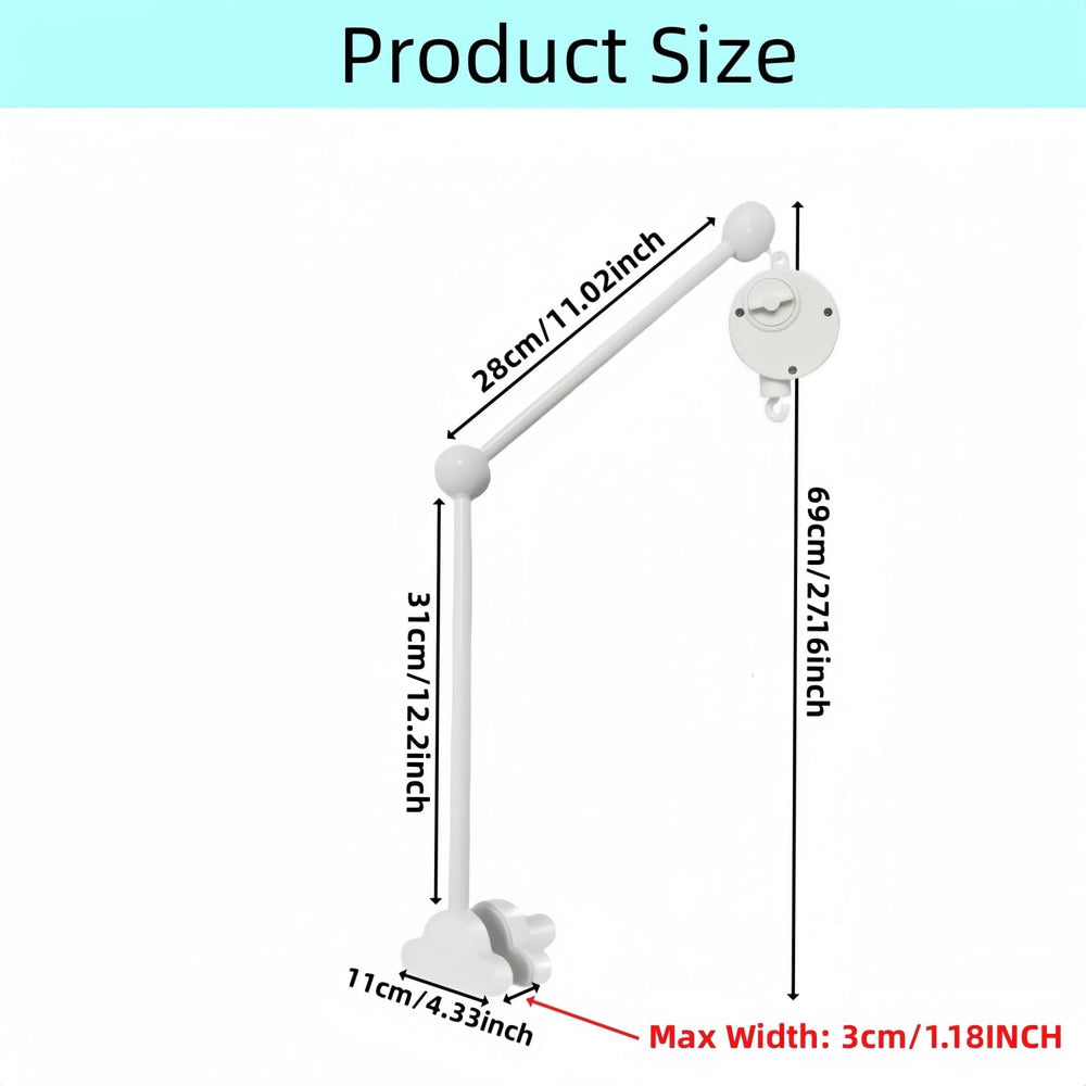 Accfore mobile arm being assembled without tools for quick setup