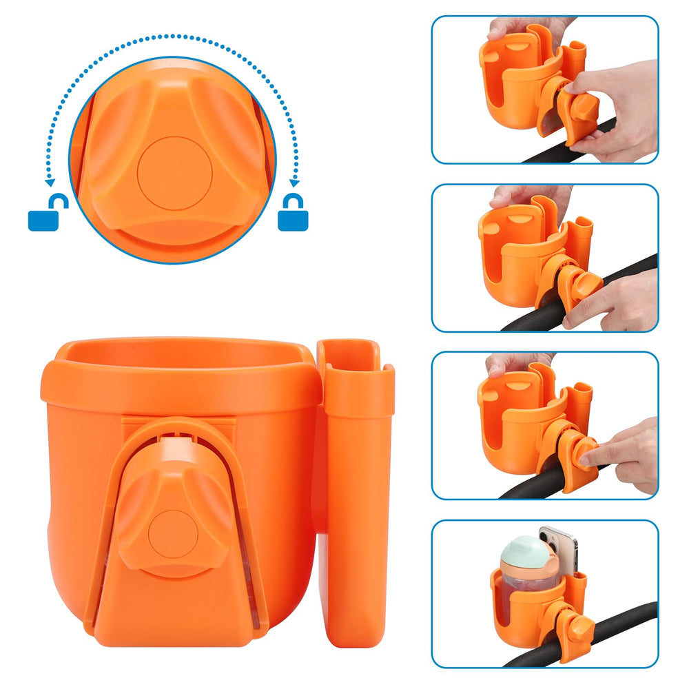 Accmor clamp fits bars from 0.55 to 1.7 inches in diameter