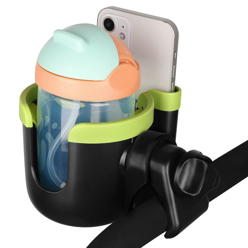 Accmor 2‑in‑1 cup and phone holder for easy access on walks