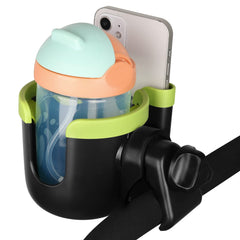 Accmor 2‑in‑1 cup and phone holder for easy access on walks