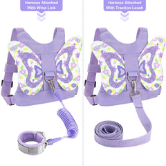 Accmor 3-in-1 toddler harness usage demonstrates flexible options for outdoor outings.