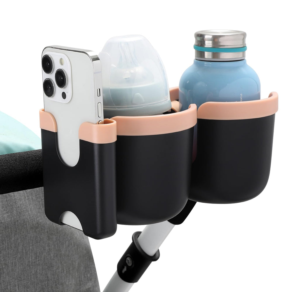 Accmor 360-degree clamp allows flexible positioning on handlebars.