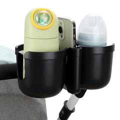 Accmor 360-degree rotating clamp keeps the holder stable on bars.