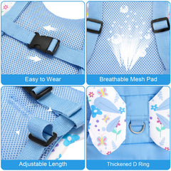 Accmor blue harness wristband is adjustable for growing toddlers