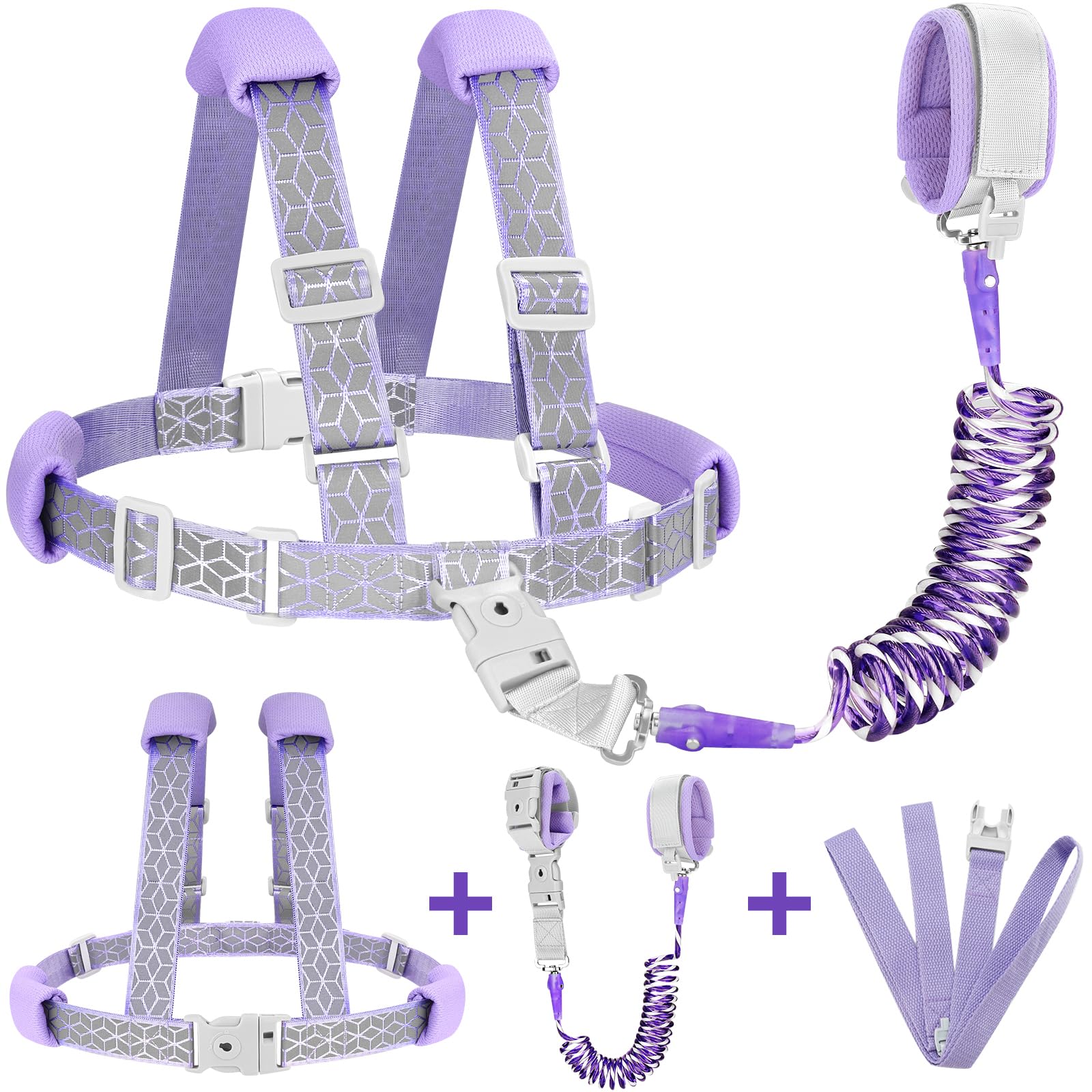 Accmor 3in1 toddler harness leash worn for close supervision and independence.