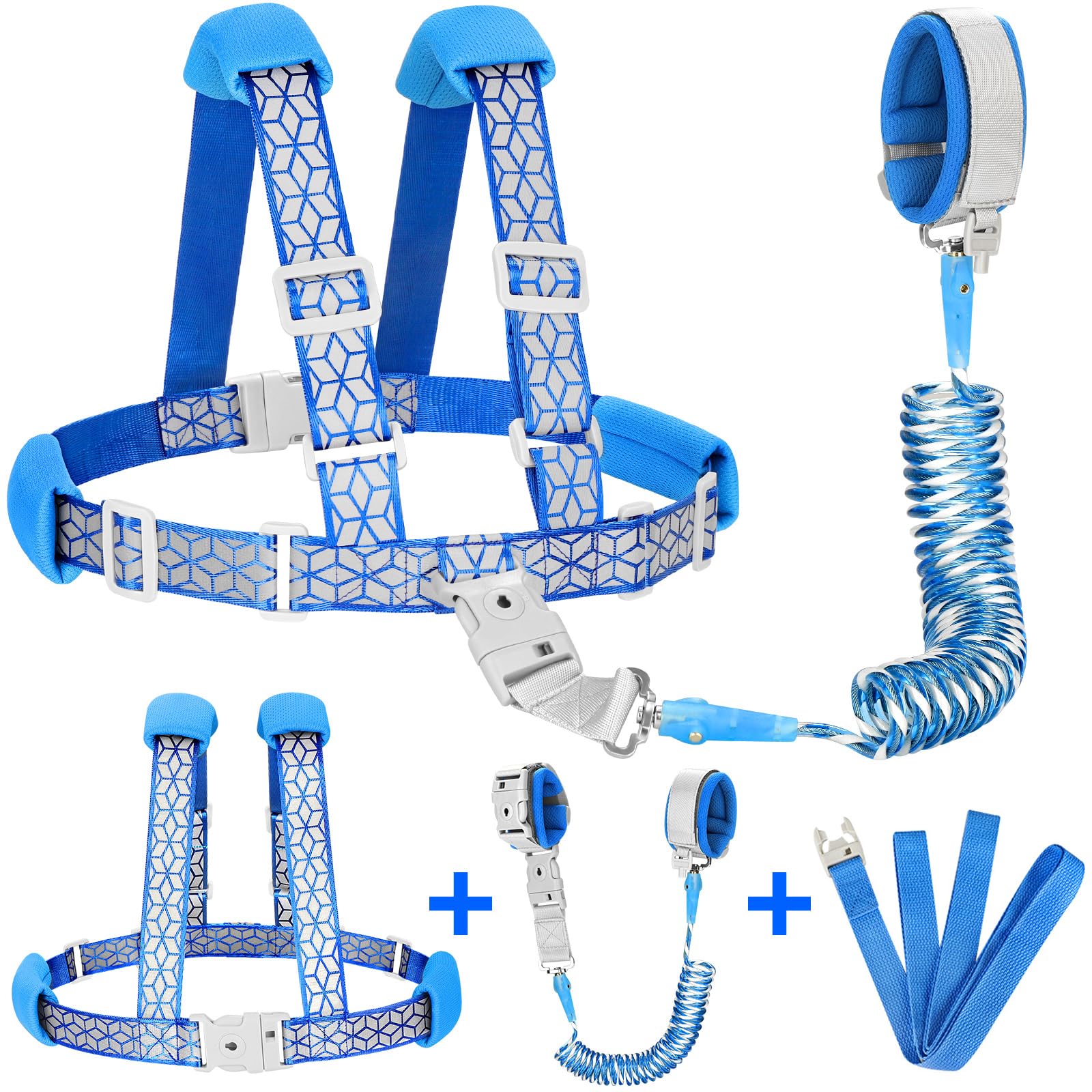 Accmor 3-in-1 toddler harness leash worn by child in park for safety