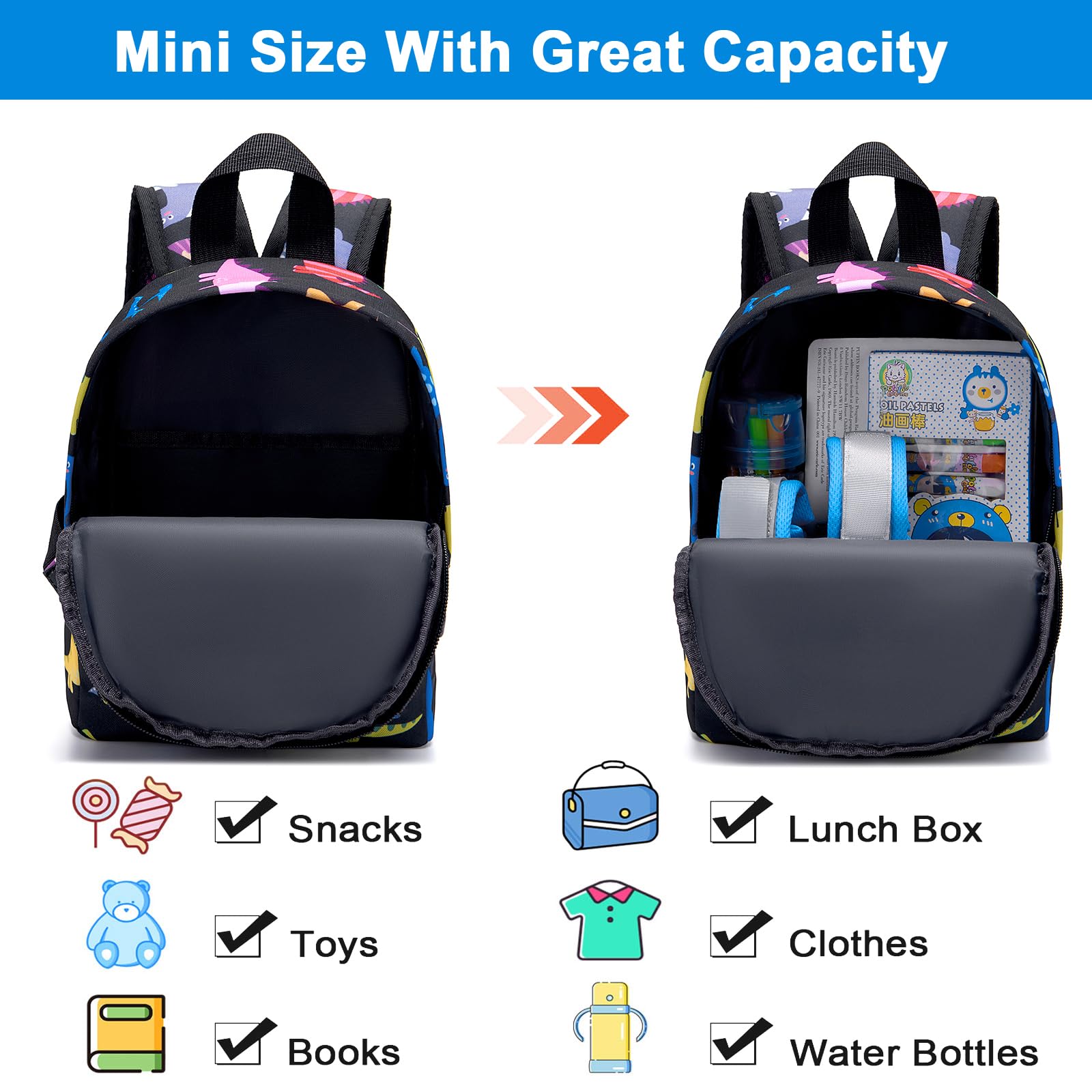 Accmor 4-in-1 design combines backpack, leash, wrist link, and anti-lost option.