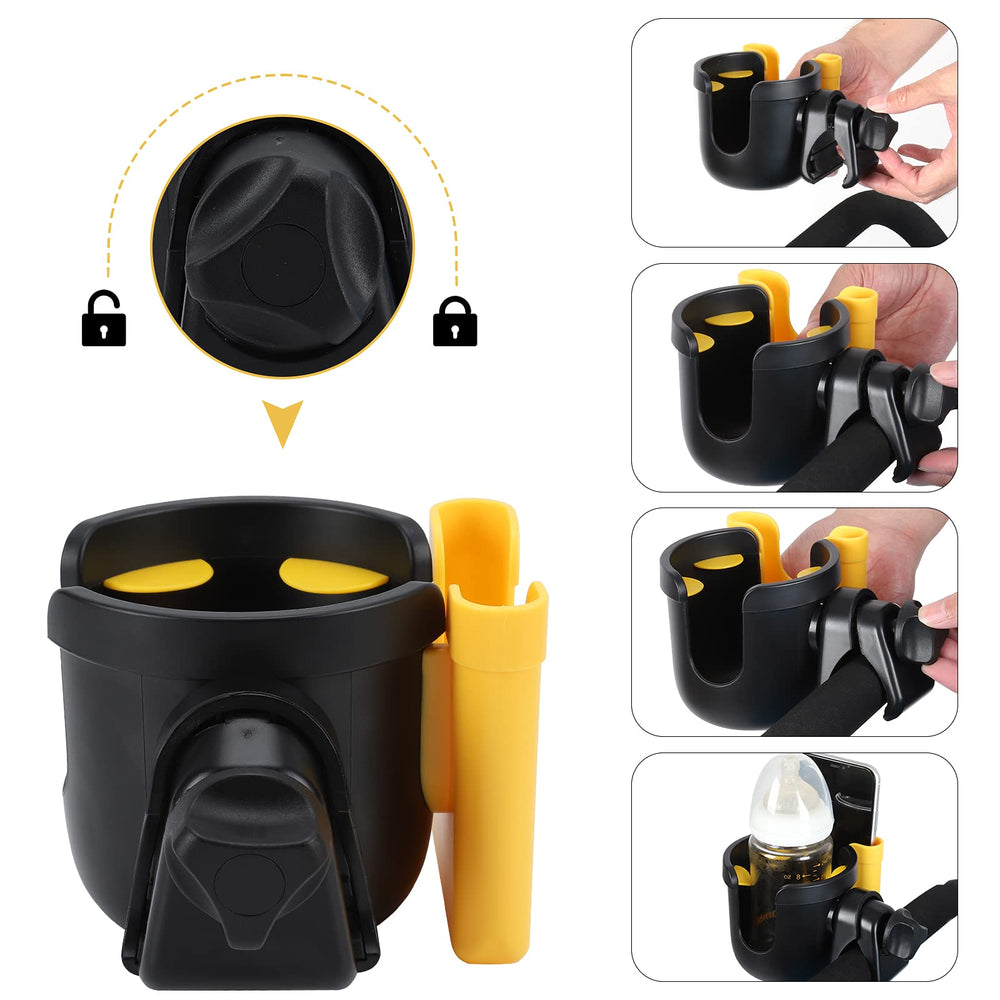 ABS plastic and rubber construction ensures durability for daily use.