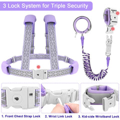 Accmor anti-lost wrist link in stainless steel ensures secure outings.