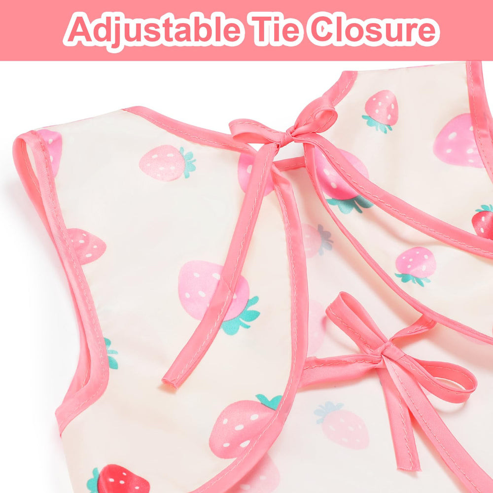Accmor bib with catch-all pocket traps crumbs for easier cleanup.