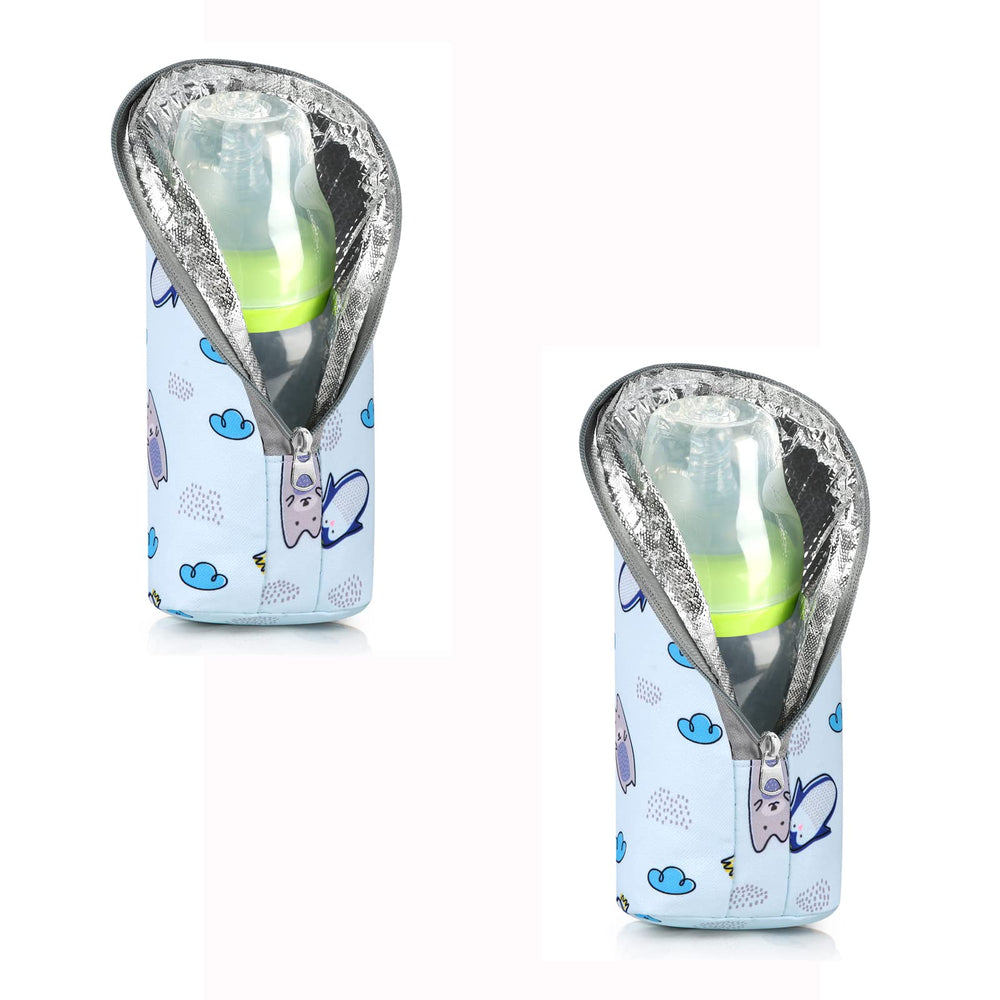 Accmor baby bottle cooler bag front view shows compact travel-ready design