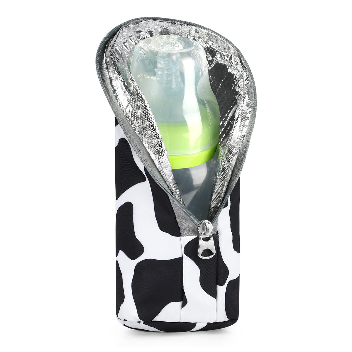 Accmor baby bottle cooler tote front view shows portable insulation for on-the-go feedings.