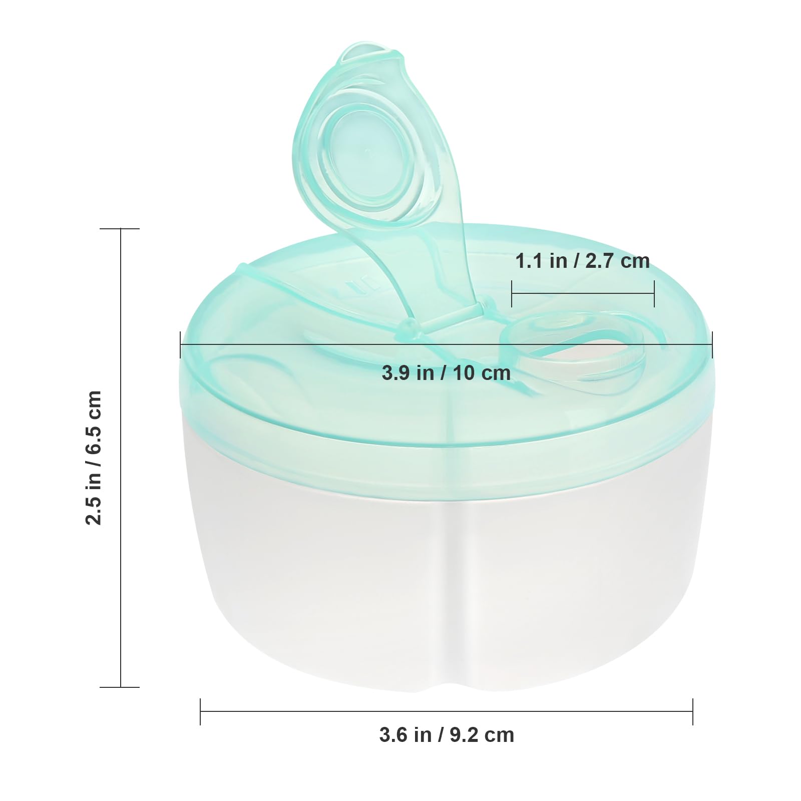 Accmor formula dispenser is easy to clean after use