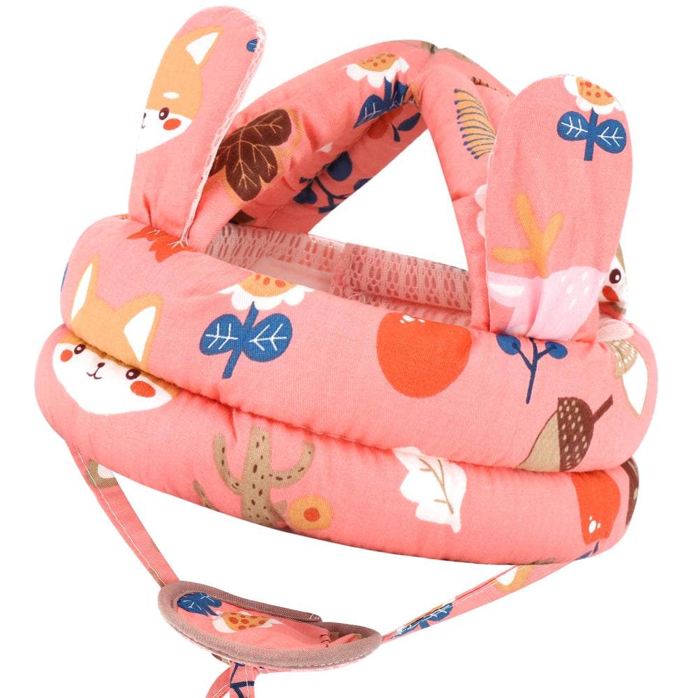 Accmor baby head protector showing 360° protection during crawling and learning