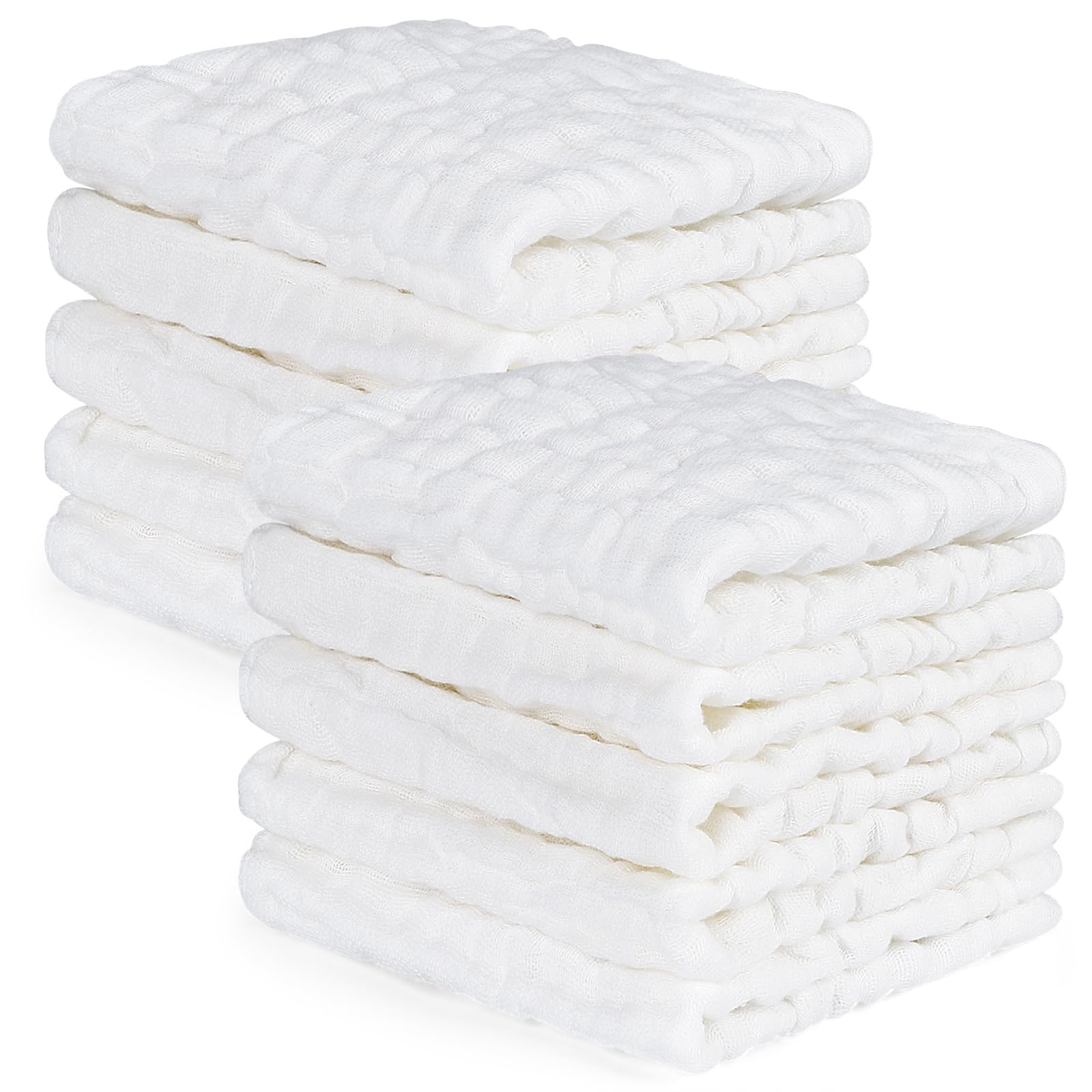 Accmor baby washcloths: soft cotton for gentle bath time.