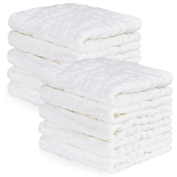 Accmor baby washcloths: soft cotton for gentle bath time.