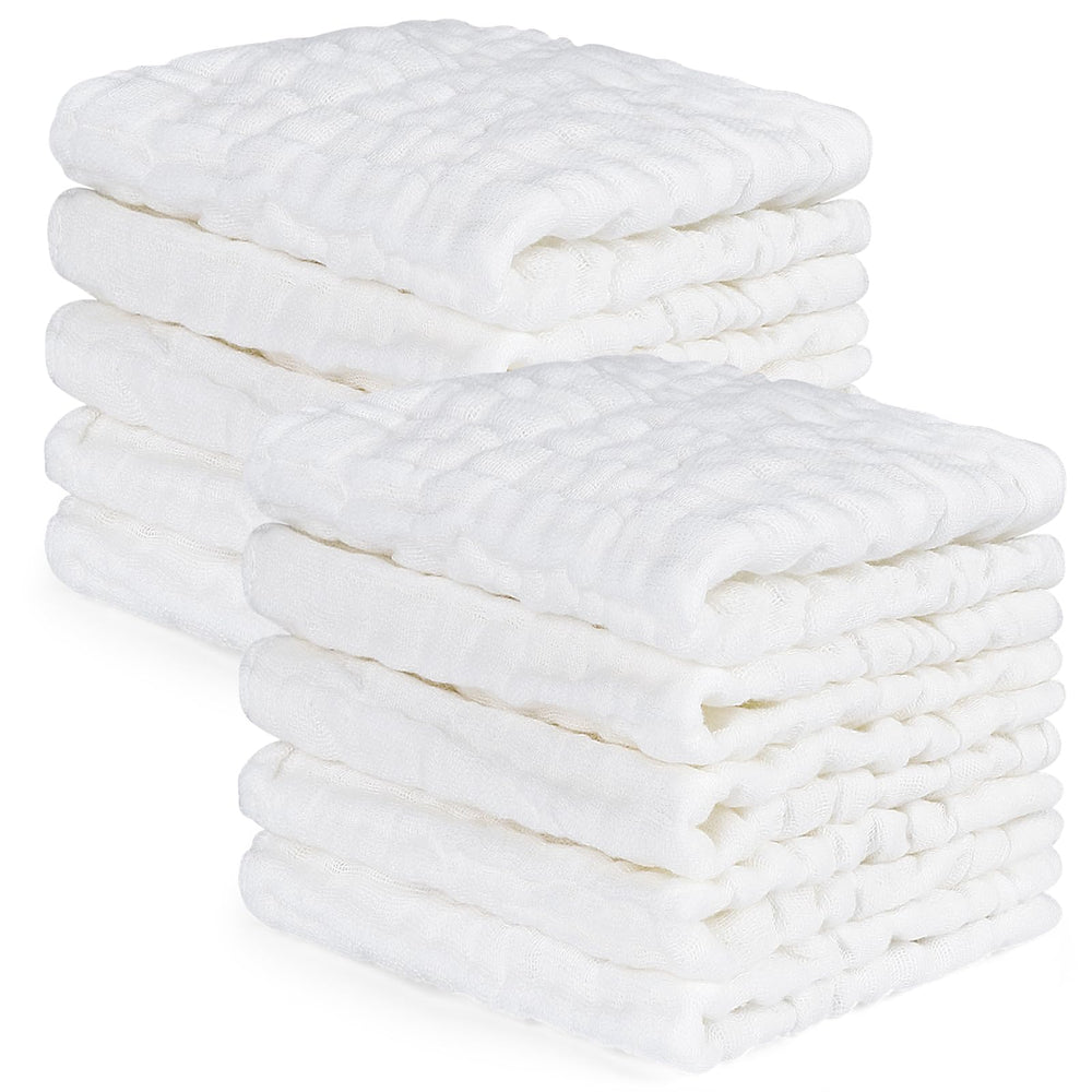 Accmor baby washcloths: soft cotton for gentle bath time.