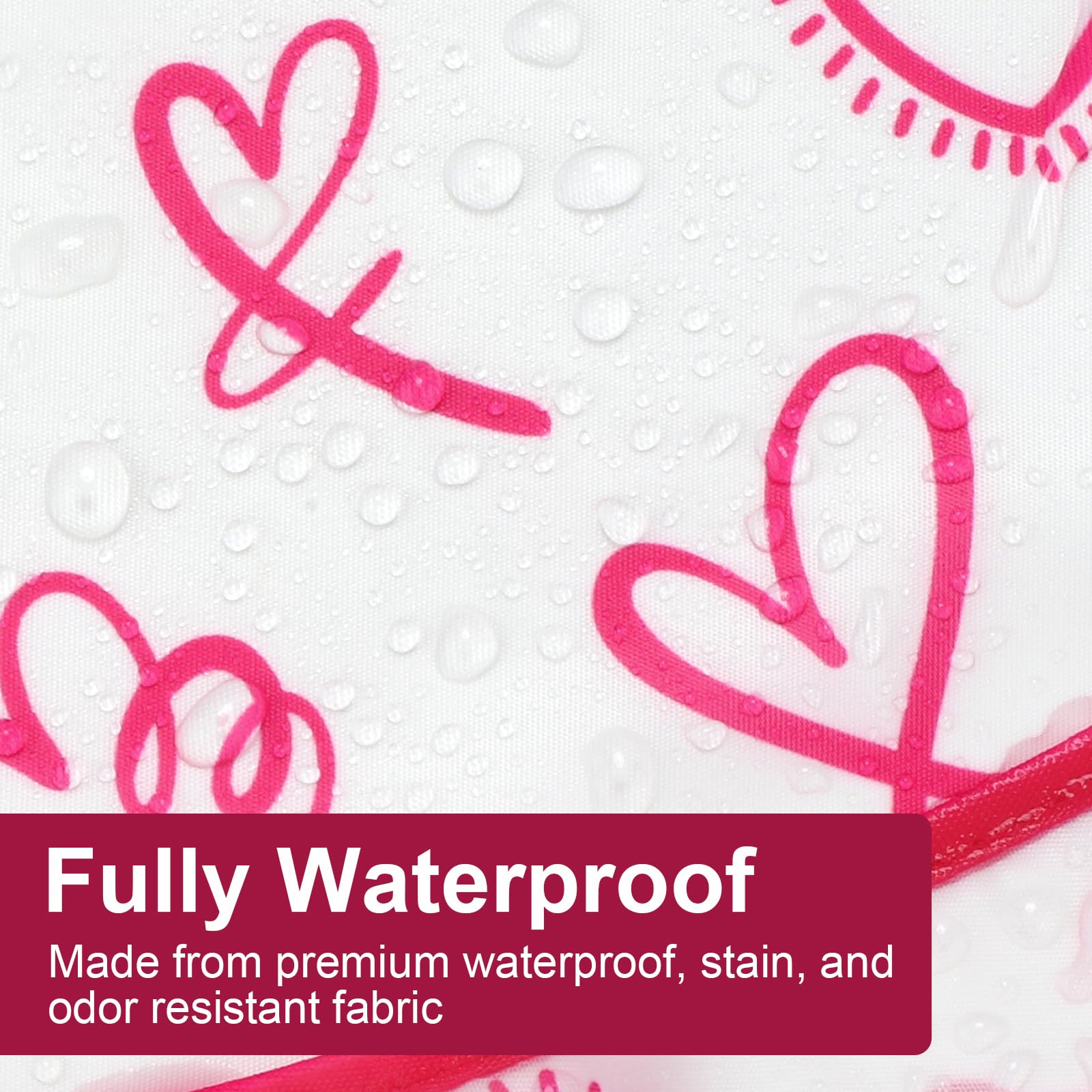 Accmor bib catch-all pocket catching dropped food for easier cleanup