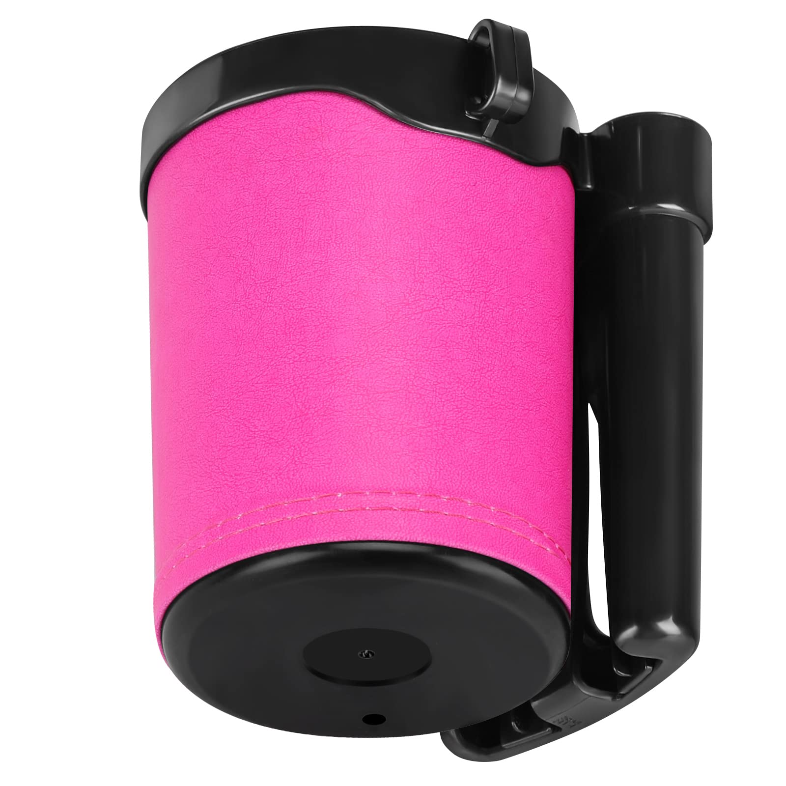 Spring-loaded mechanism on Accmor keeps bottle and phone secure during movement.