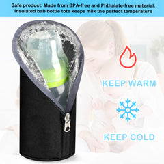 Accmor bottle cooler bag with a convenient hand strap for stroller attachment.