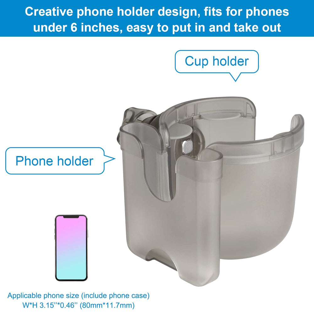 Accmor bottle holder with silicone petals prevents spills while on the go.