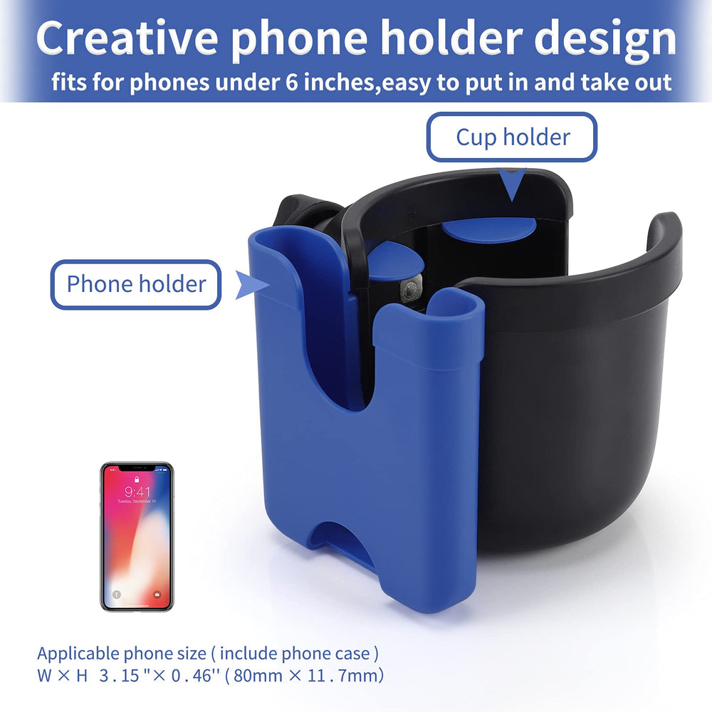 Accmor bottle-secure silicone petals prevent spills on uneven pavement.