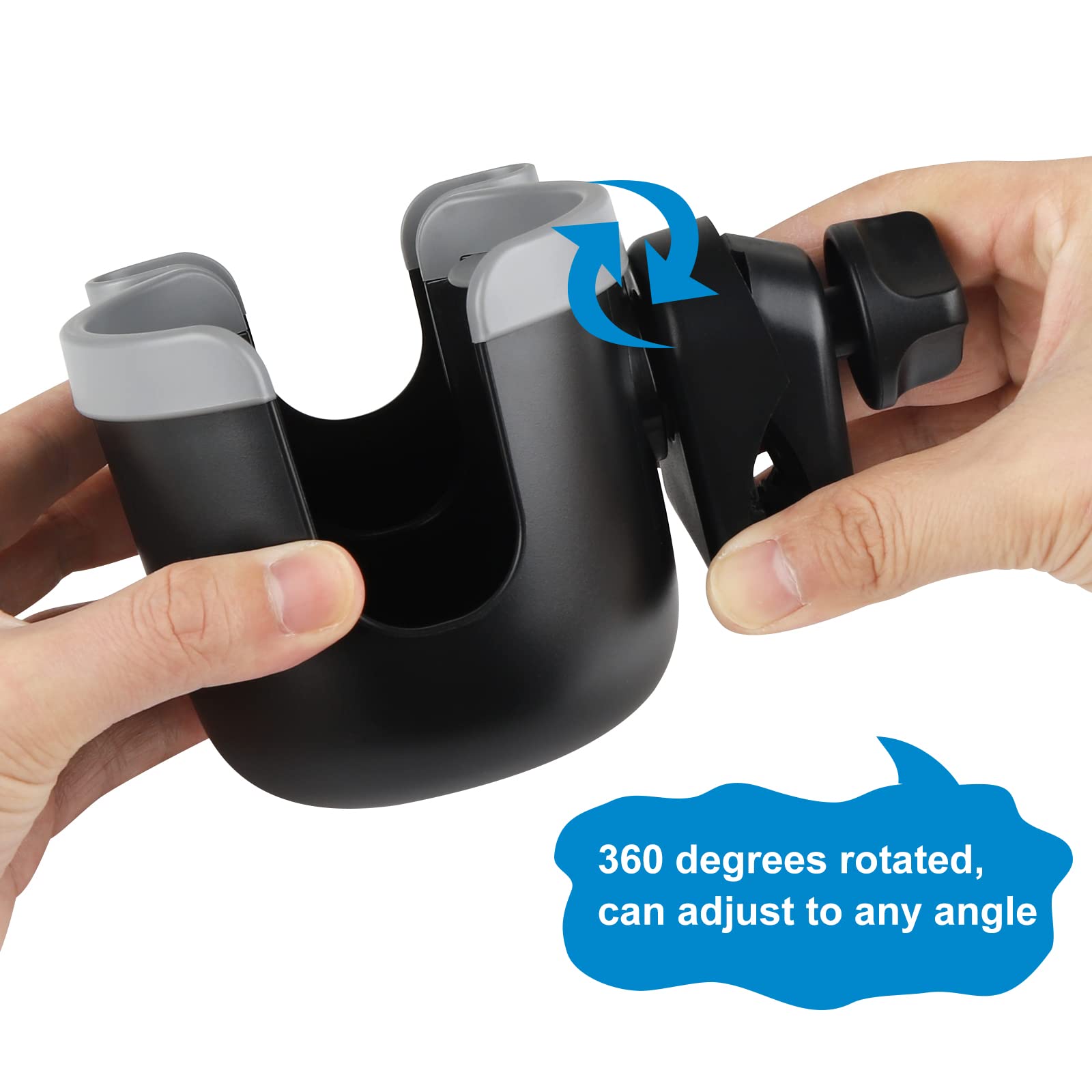 Accmor bottle with handle fits cups and travel mugs securely