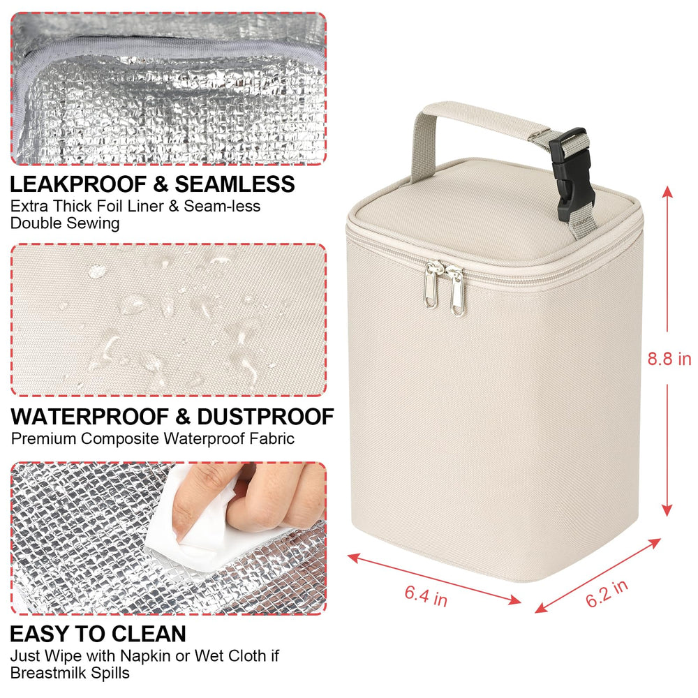 Detachable buckle design enables easy hand carry or stroller hanging for Accmor bag.
