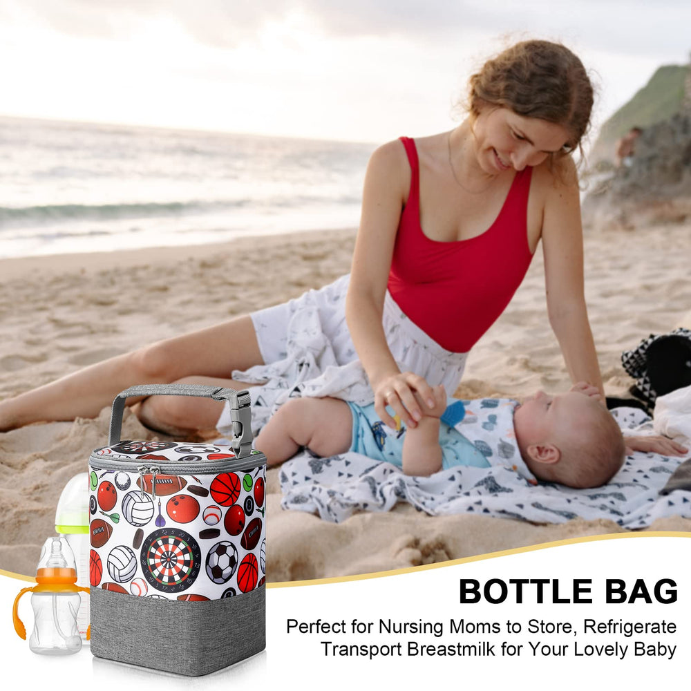 Accmor shows four 8oz bottles inside the insulated tote