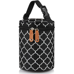 Accmor breastmilk cooler bag front view showing portable design and compact profile