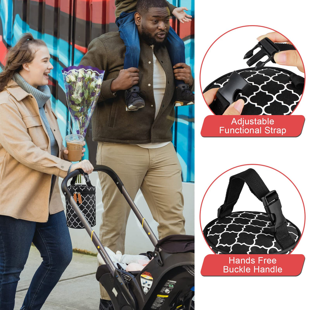 Accmor interior mesh pocket for small items like pacifiers and ice bags