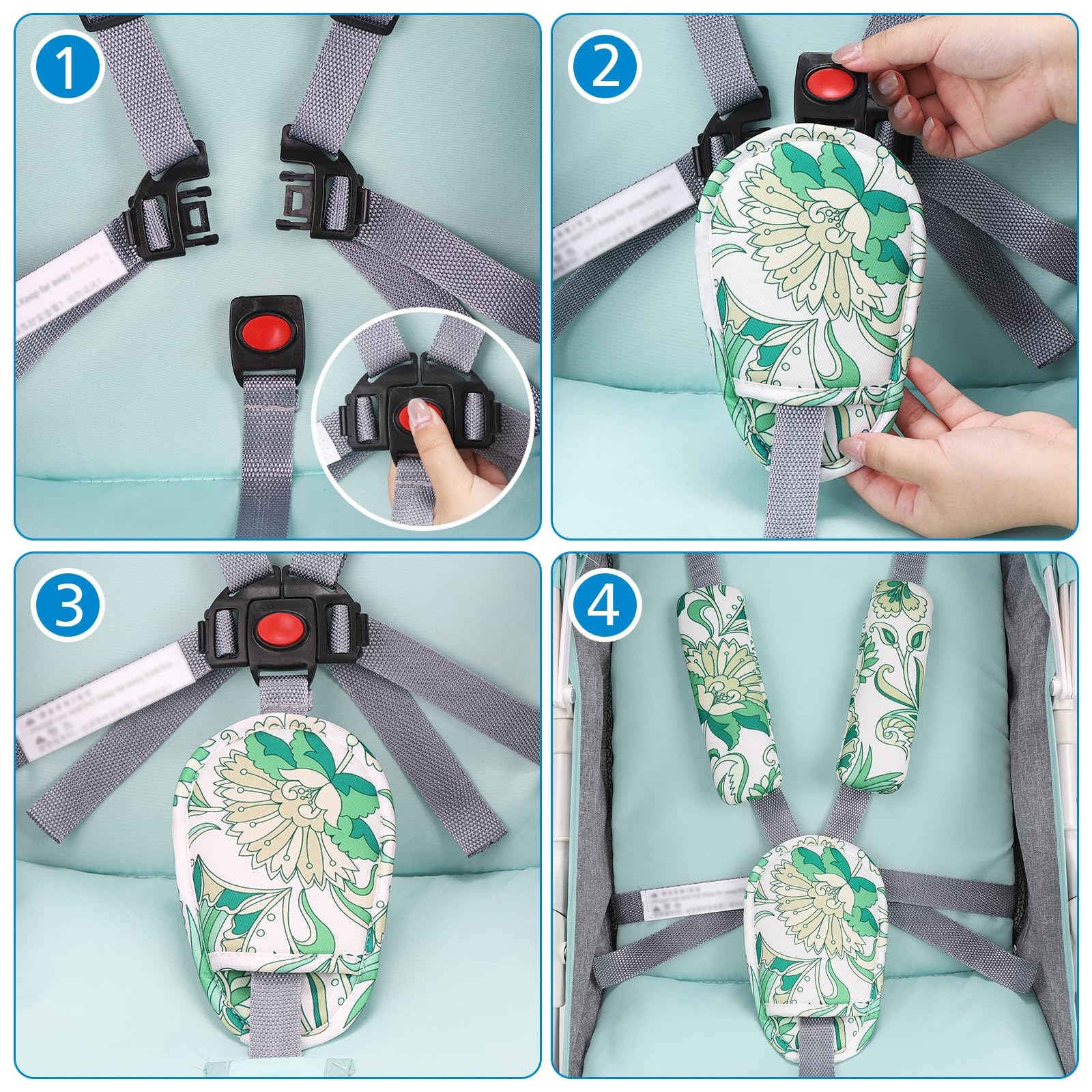 Accmor buggy strap pad designed for everyday travel comfort.