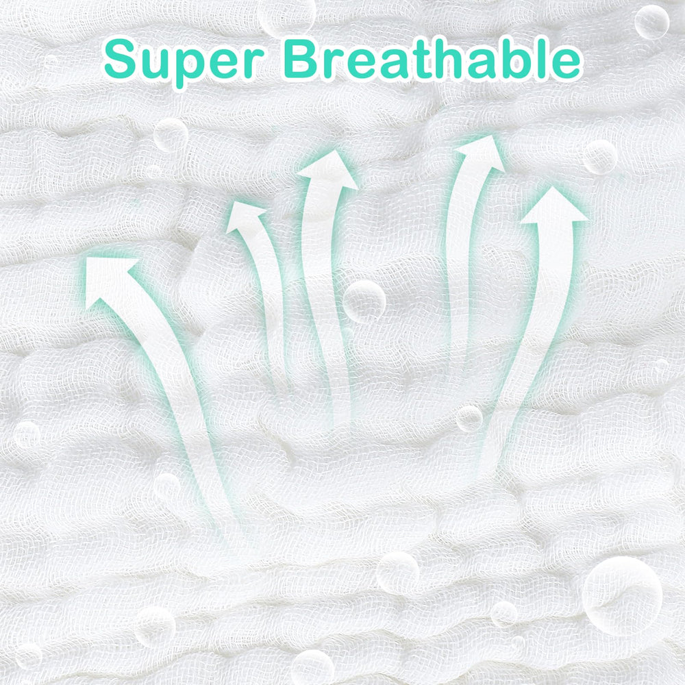 Accmor baby burp cloths offer soft protection for spills.