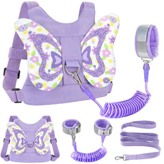 Accmor butterfly harness close-up highlights soft cotton and secure straps for toddlers.
