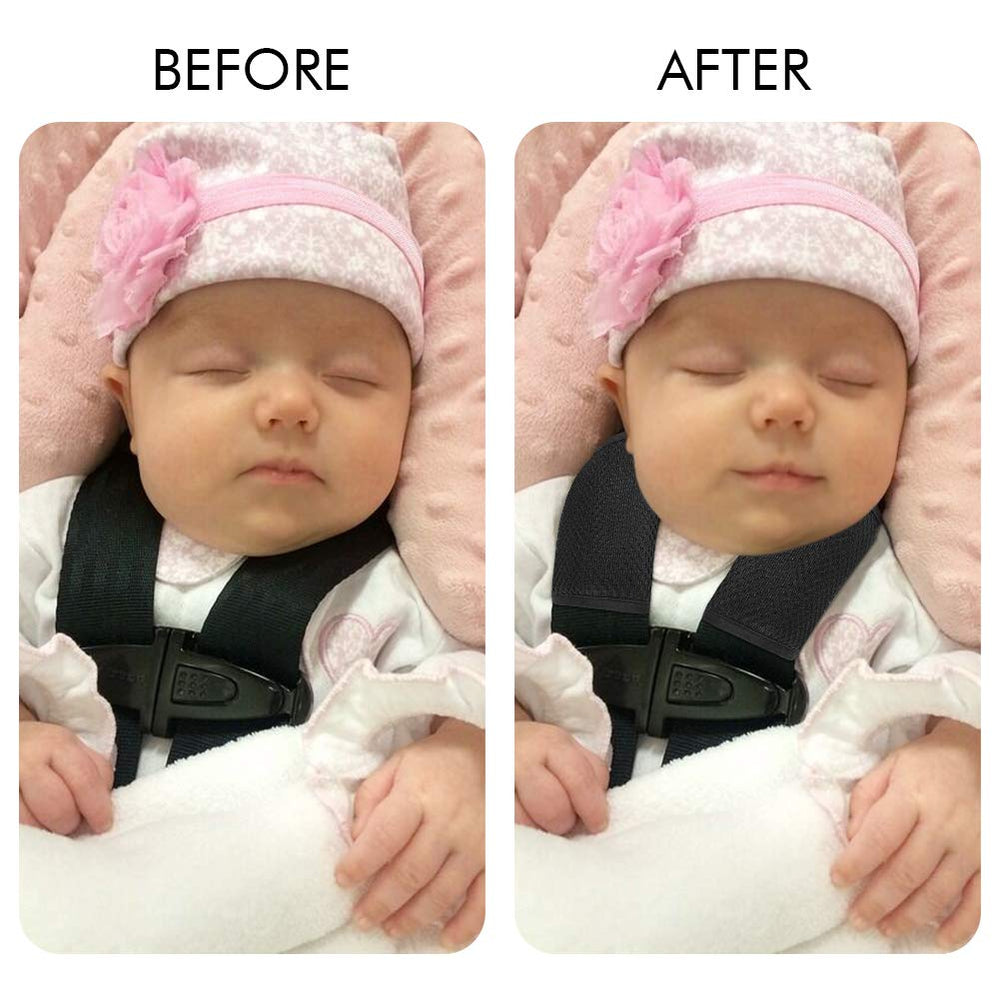 Accmor breathable grid fabric keeps baby cool on rides.