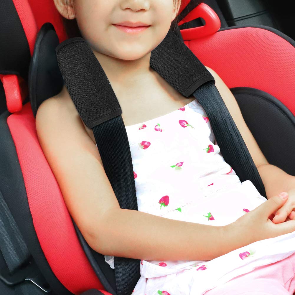 Accmor pads install in seconds on car seats and strollers.