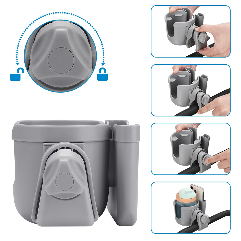 Accmor clip-on design for quick installation without tools.