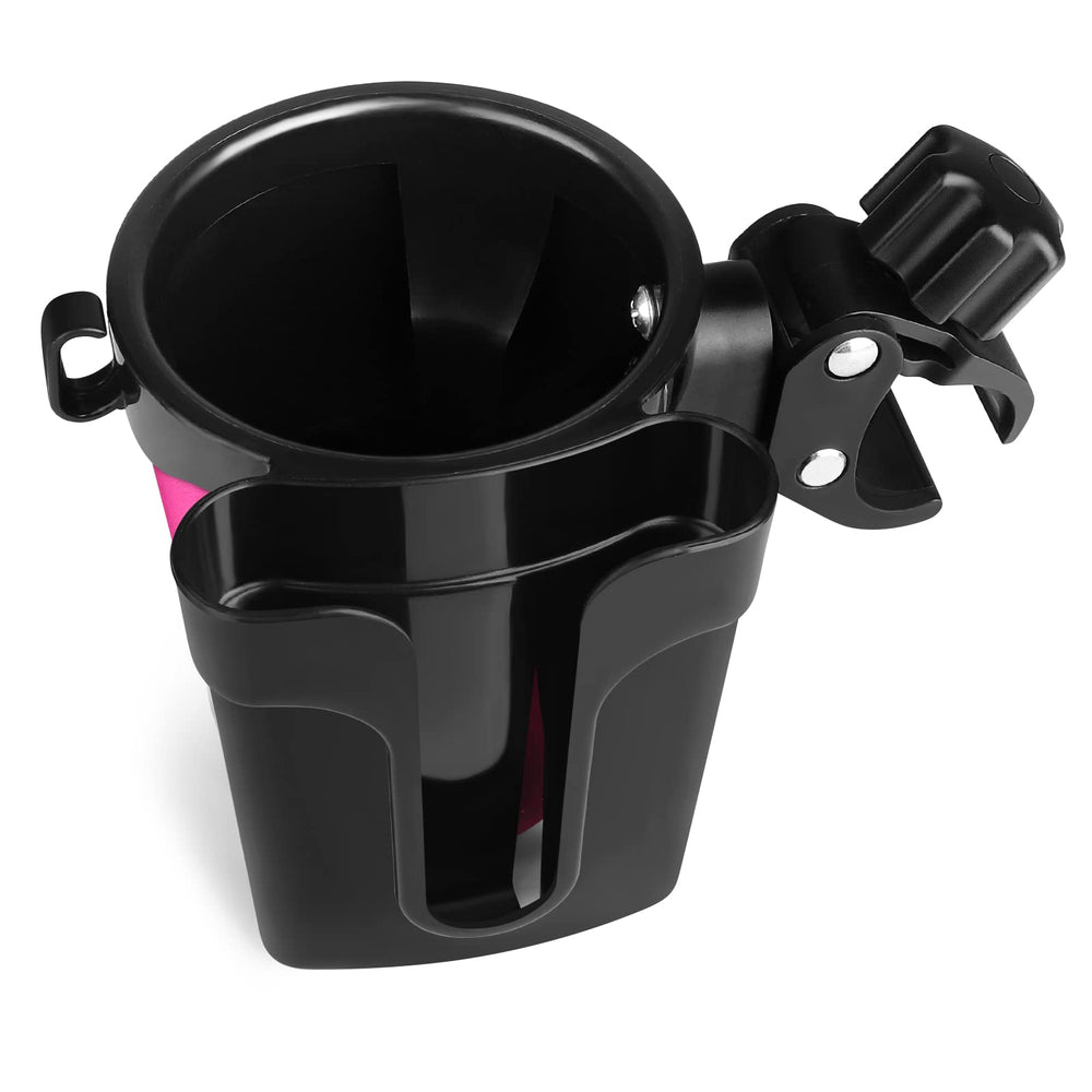 Adjustable clip width on Accmor holder fits multiple handles for a flexible setup.