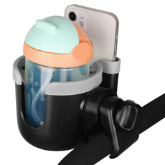 Accmor bottle holder with flexible silicone petals securely holds bottles