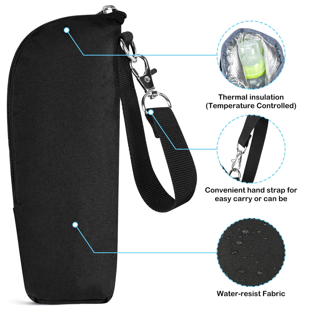 Accmor compact cooler measures 8x7x22cm to fit most bottles.